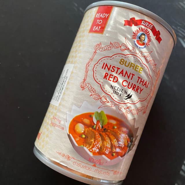Instant Thai Red Curry from Suree Vegan Product Reviews