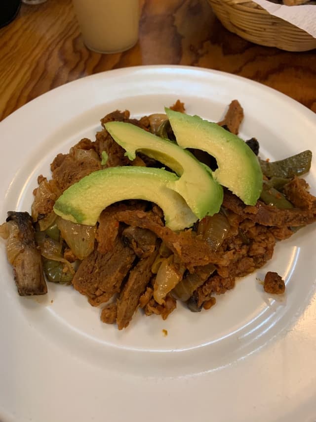 菜肴“Molcajete Vegano”的照片