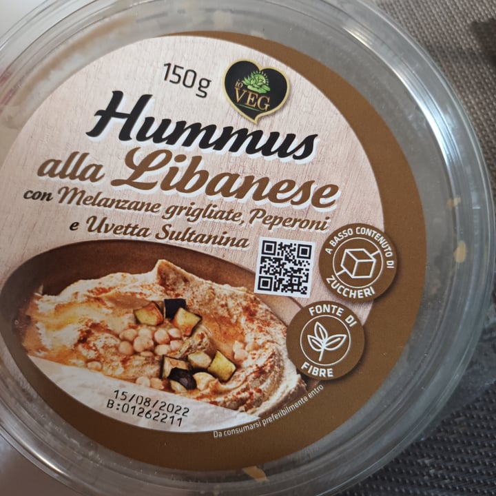 photo of ioVEG hummus alla libanese shared by @chiaz on  16 Jul 2022 - review