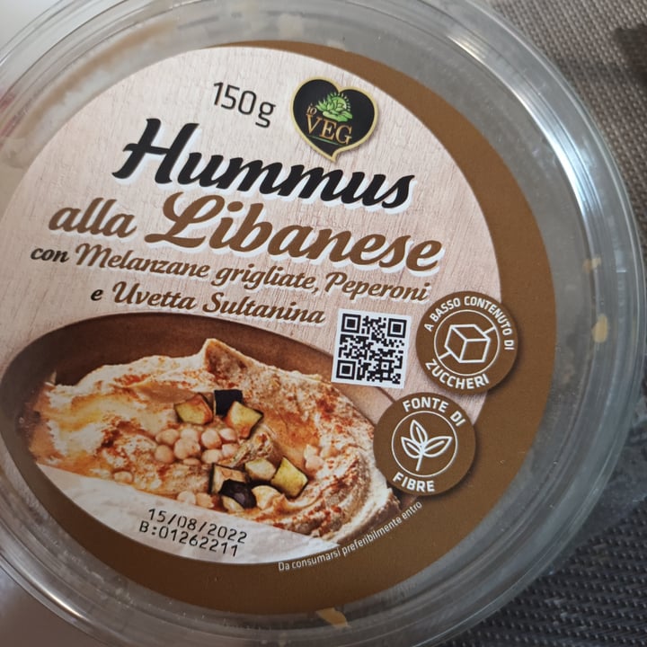 review photo of ioVEG hummus alla libanese shared by @chiaz on 16 Jul 2022 - review