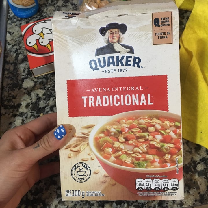 photo of Quaker Avena integral tradicional shared by @lauchis on  03 Sep 2021 - review
