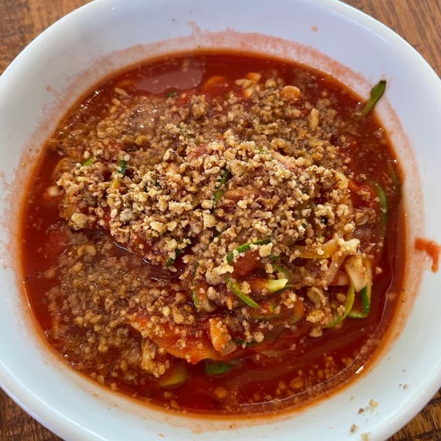 「Zucchini Noodles」の料理の写真