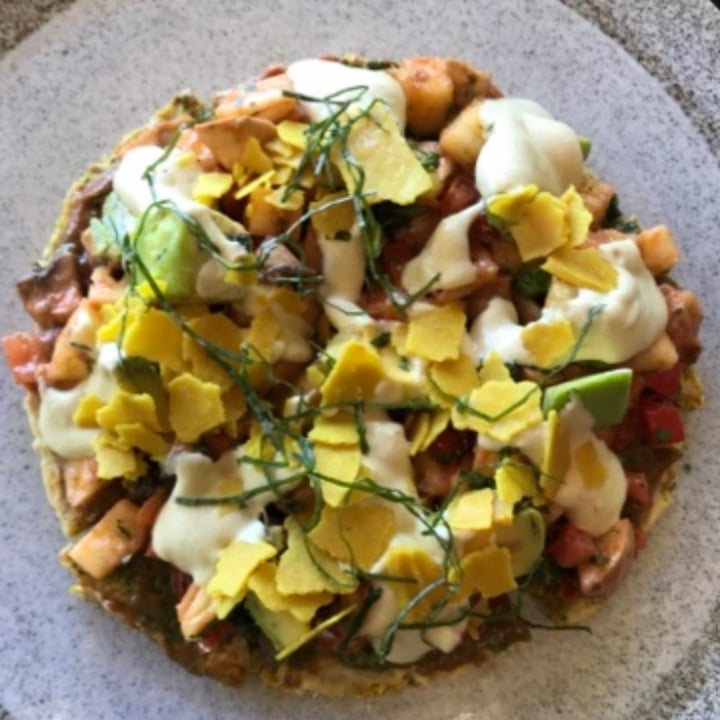 photo of Moksa Plant-based Restaurant & Permaculture Garden Raw Pizza shared by @veganandstrong on  30 Sep 2021 - review