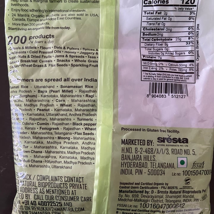 review photo of 24 mantra Organic Brown Chana shared by @daphneb on 15 Aug 2022 - review