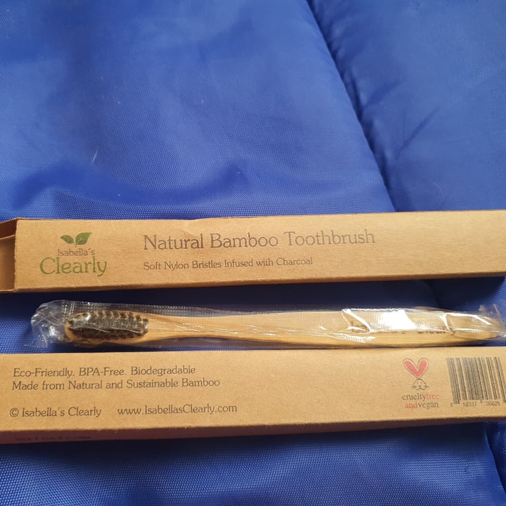 photo of Isabella's Clearly Natural Bamboo Toothbrush shared by @criparu on  23 Jun 2021 - review