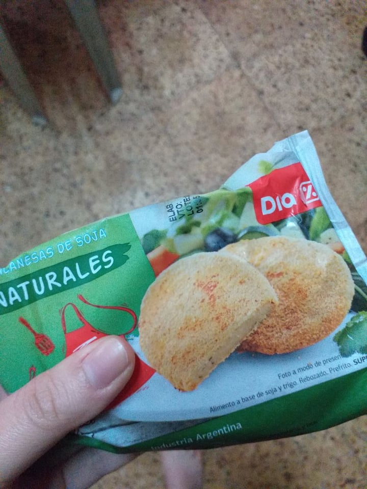 photo of Dia% Milanesas de soja Naturales shared by @reginam on  23 Nov 2019 - review