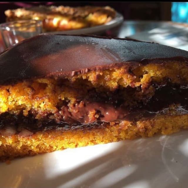 Foto do prato “Bolo de cenoura”