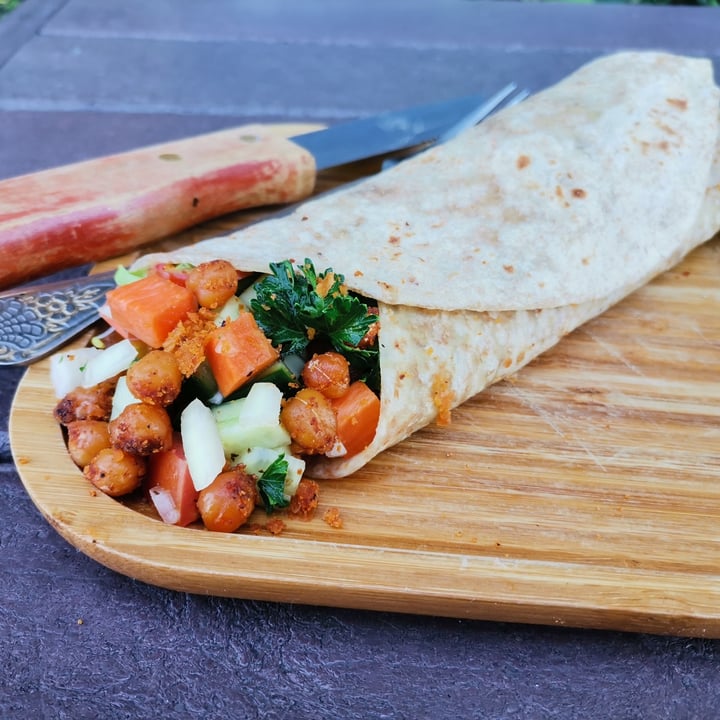 photo of The Khula Box High Protein Chickpea Wrap shared by @khulabox on  08 Jun 2022 - review