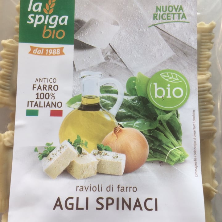 photo of La Spiga Bio Ravioli di Farro agli spinaci shared by @lacharas on  22 Mar 2022 - review