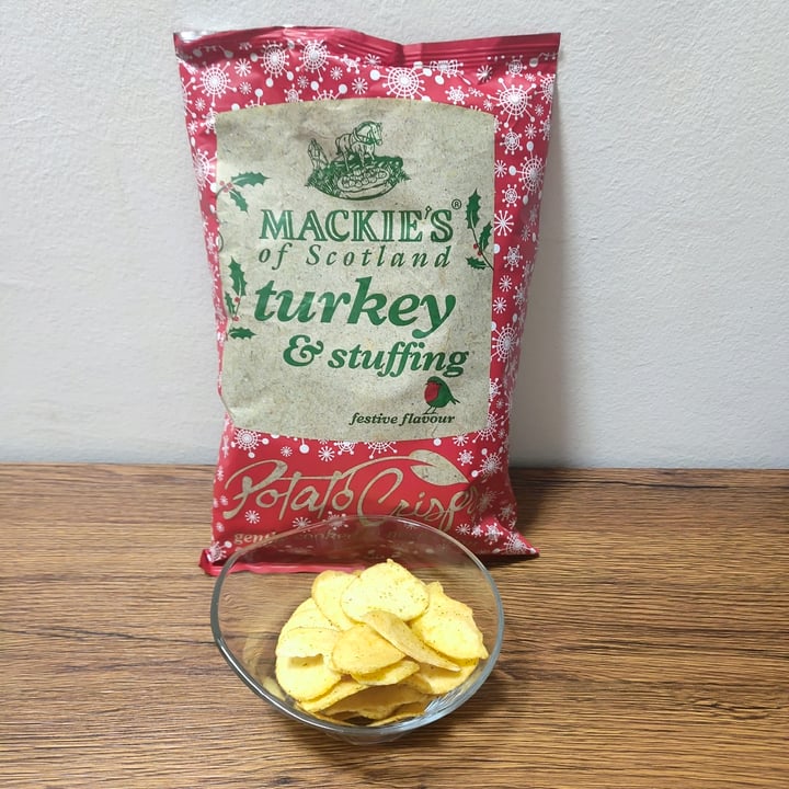 photo of Mackie's of Scotland Turkey & Stuffing flavour crisps shared by @stevenneoh on  13 Dec 2020 - review