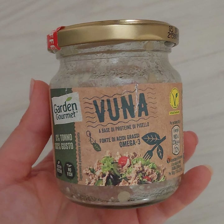 photo of Garden Gourmet Vuna shared by @giuliap09 on  10 Aug 2022 - review