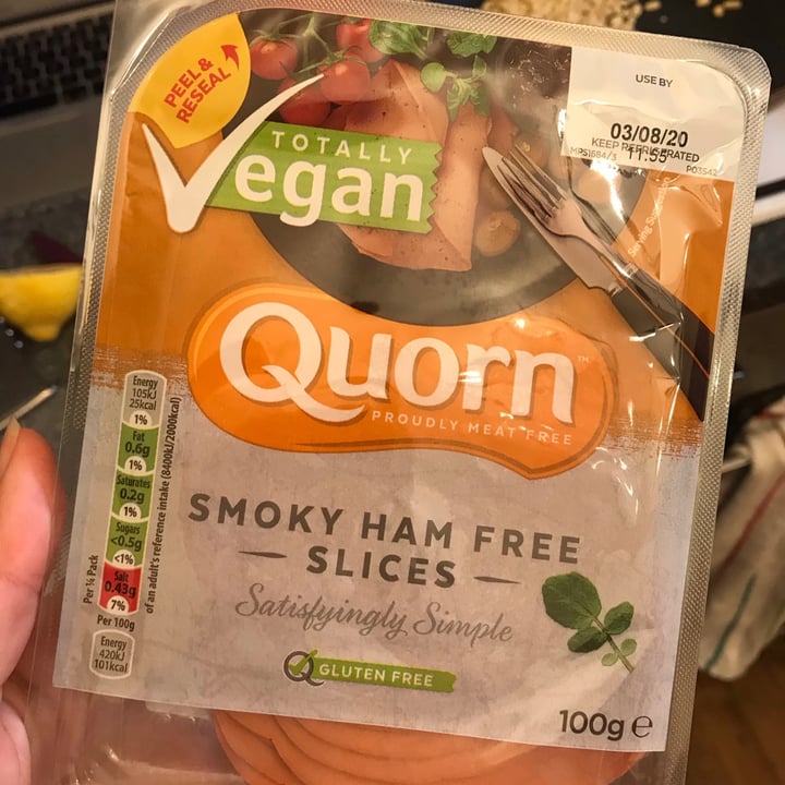 review photo of Quorn Smoky Ham Free Slices shared by @kirstend94 on 11 Jul 2020 - review