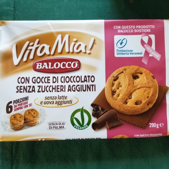 photo of Balocco vita mia con gocce di cioccolato senza zuccheri aggiunti shared by @mikimiki on  06 Jun 2022 - review