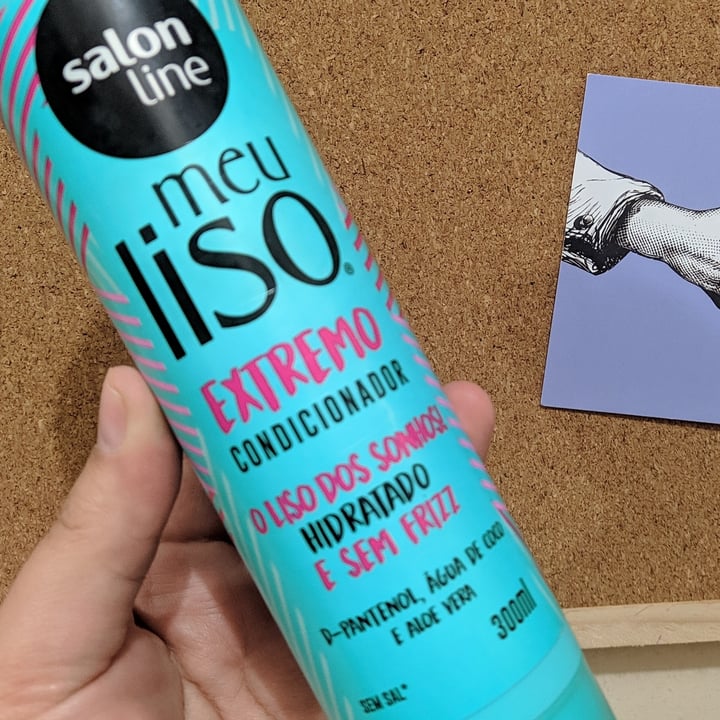 photo of Salon line Condicionador Meu Liso Extremo shared by @karinacarvalhog on  16 Apr 2022 - review