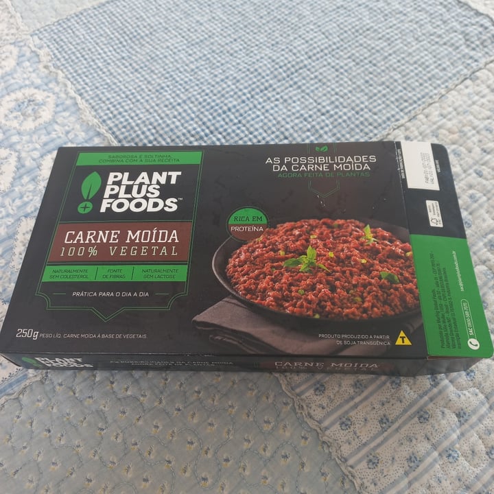 photo of Plant Plus Foods Carne moída 100% vegetal shared by @anamaciel on  29 Oct 2022 - review