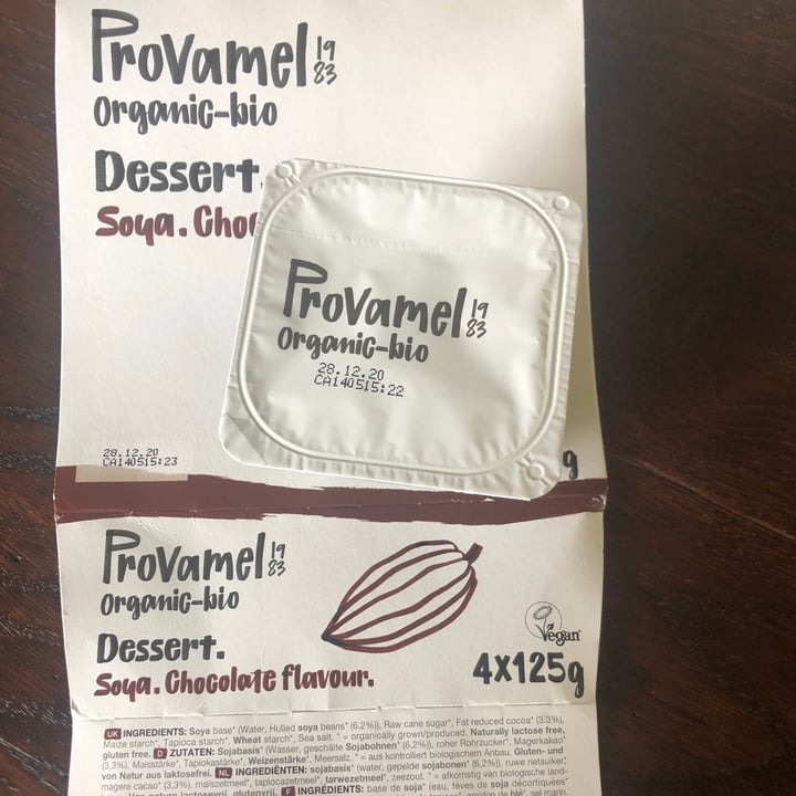 photo of Provamel Dessert Soya Chocolate Flavour shared by @caitmmire on  01 May 2020 - review