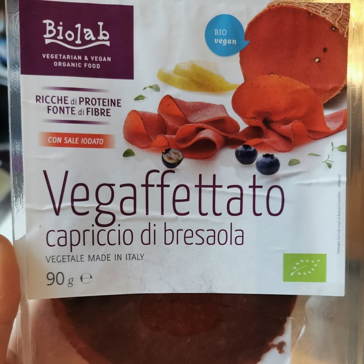 photo of Biolab Affettato vegano bresaola shared by @ellasyoga on  31 Dec 2021 - review
