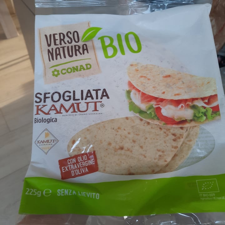 photo of Verso Natura Conad Veg Piadina di kamut shared by @sahyarastanislao on  06 Jul 2022 - review