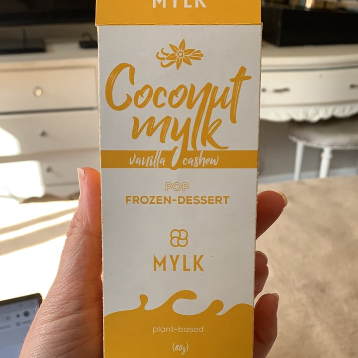 photo of Mylk Ice Cream  Cashew Coconut vanilla creme bar shared by @heathervan on  24 Sep 2021 - review