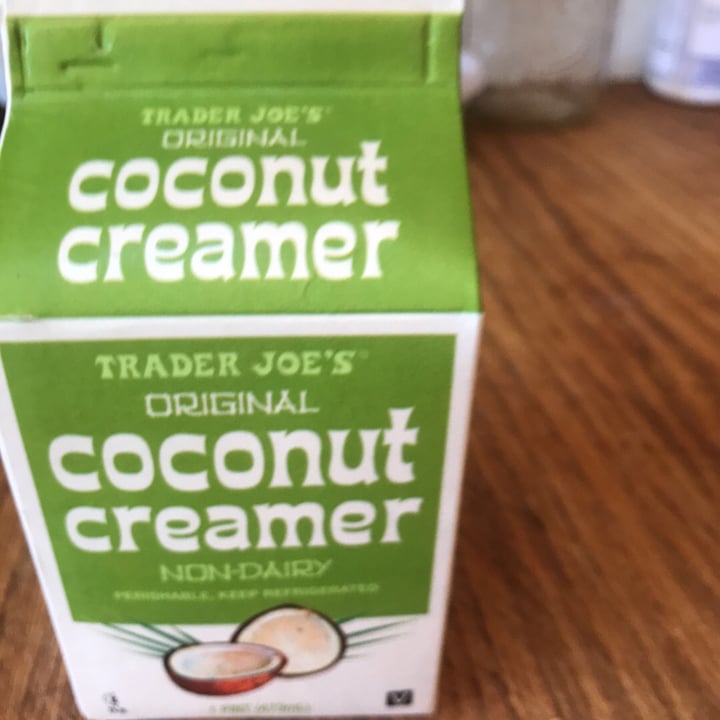 photo of Trader Joe's Coconut creamer shared by @mirahplanda on  05 Aug 2019 - review