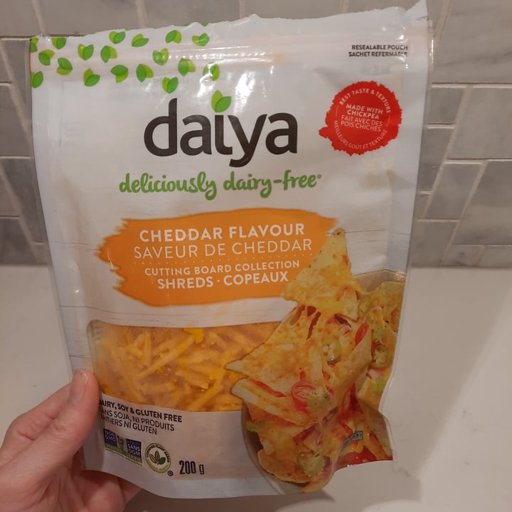 photo of Daiya Cheddar Style Shreds shared by @corieveg on  04 Dec 2021 - review