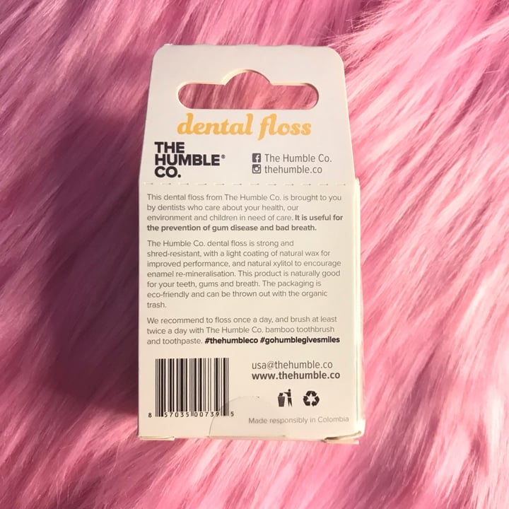 review photo of The Humble Co. Dental floss limon shared by @veganforanimal on 26 Aug 2022 - review