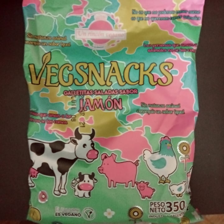 photo of Un Rincón Vegano Vegsnacks Galletas Saladas sabor Jamon shared by @sweetbunny on  15 Oct 2020 - review