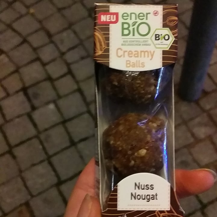 photo of enerBio Creamy Balls Nuss Nougat shared by @helen05 on  01 Nov 2020 - review