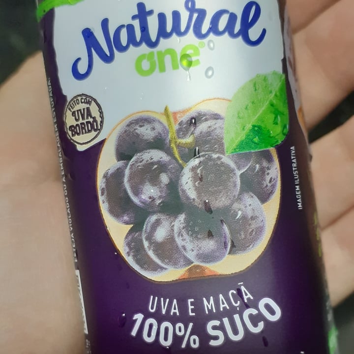 photo of Natural One Suco misto de uva e maçã shared by @lenacui on  29 Jan 2022 - review