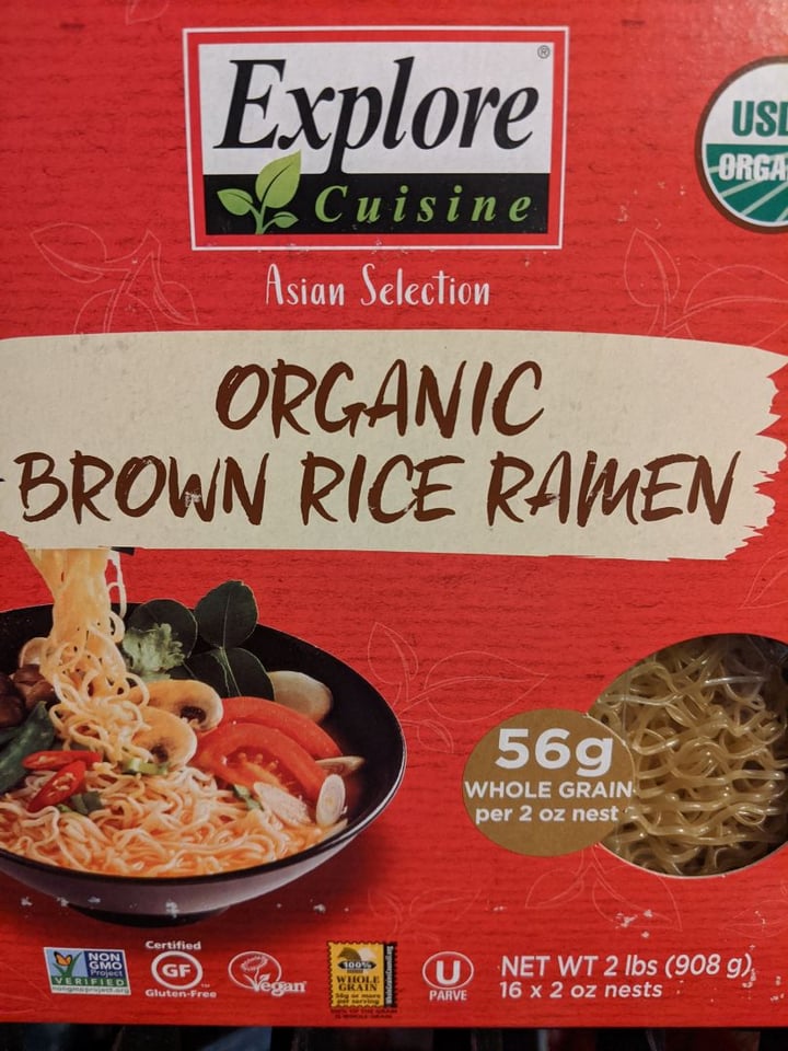 photo of Explore Cuisine Brown Rice Ramen, Organic shared by @lemonbeebrush on  01 Apr 2020 - review