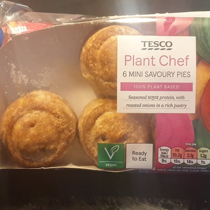photo of Tesco Plant Chef Mini Pork Pies shared by @becks1871 on  12 Jan 2022 - review