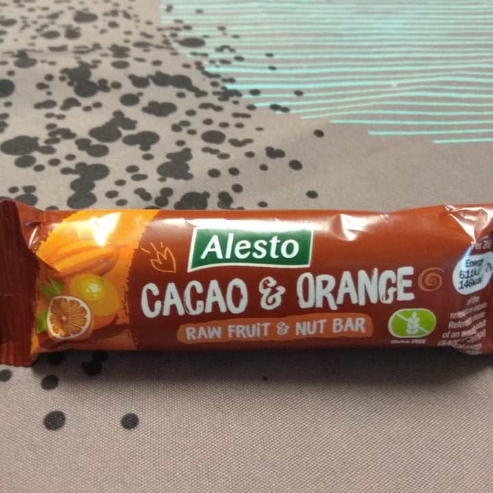 photo of Alesto Cacao & orange bar shared by @davidganja on  25 Oct 2021 - review