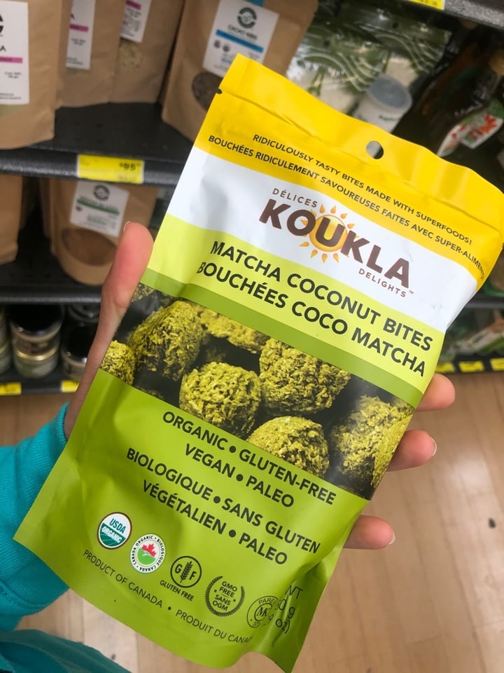 photo of Koukla Delights Koukla Delights Matcha Cacao Nib Bites shared by @alondralango on  29 Jan 2020 - review