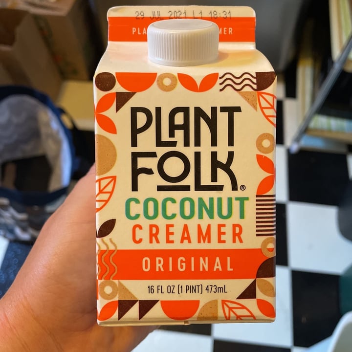 review photo of Plant Folk Foods Coconut Creamer shared by @sbrooks720 on 17 Jun 2021 - review