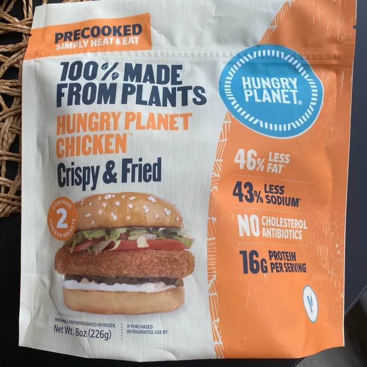 photo of Hungry Planet Hungry Planet Chicken Crispy & Fried shared by @plantbasedlotti on  01 Nov 2021 - review
