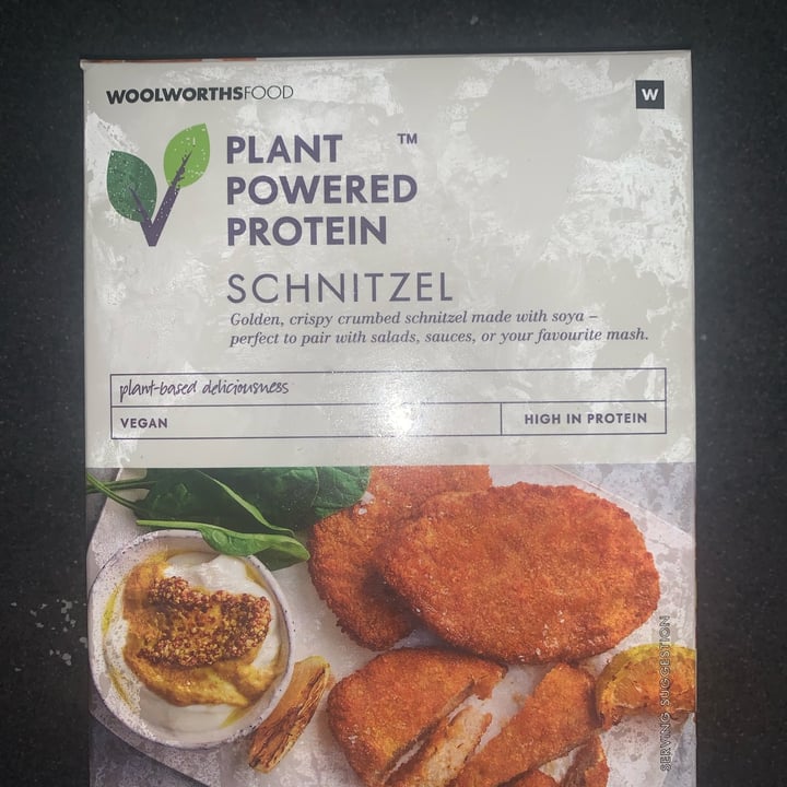 photo of Woolworths Food Plant based chicken schnitzel shared by @iamjoshdwyer on  17 May 2022 - review
