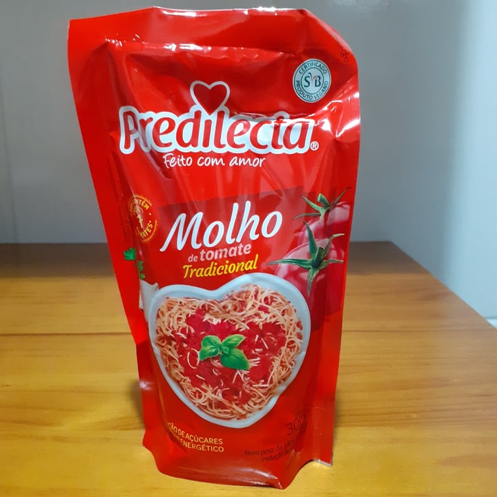 photo of Predilecta  molho de tomate shared by @libelulavegan on  19 May 2022 - review