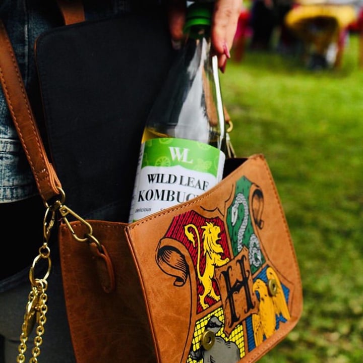 photo of Wild Leaf Brew Apple and Ginger kombucha shared by @shaunthevegan on  28 Jul 2020 - review