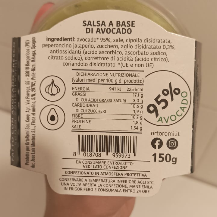 review photo of Ortoromi Guacamole Classico shared by @federicserri on 22 Oct 2022 - review