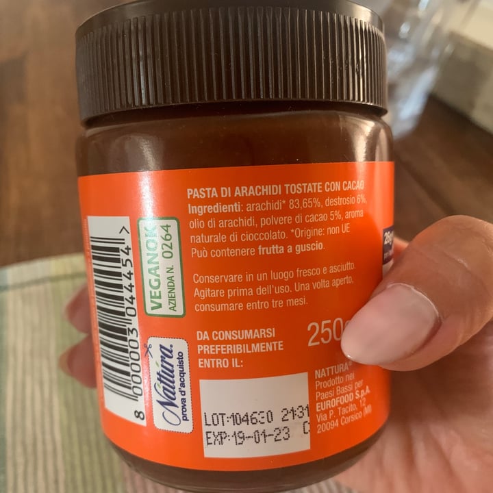 photo of Nattura peanut butter & cacao shared by @catortorella on  13 Jun 2022 - review
