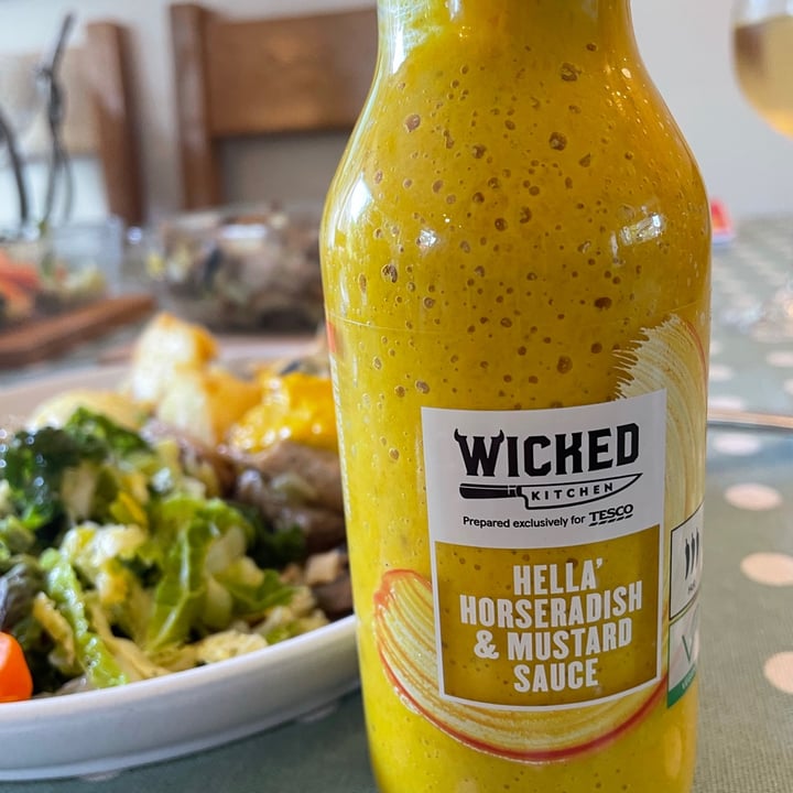 review photo of Wicked Hella’ Horse radish and mustard sauce shared by @roxyvulpes on 08 Aug 2021 - review