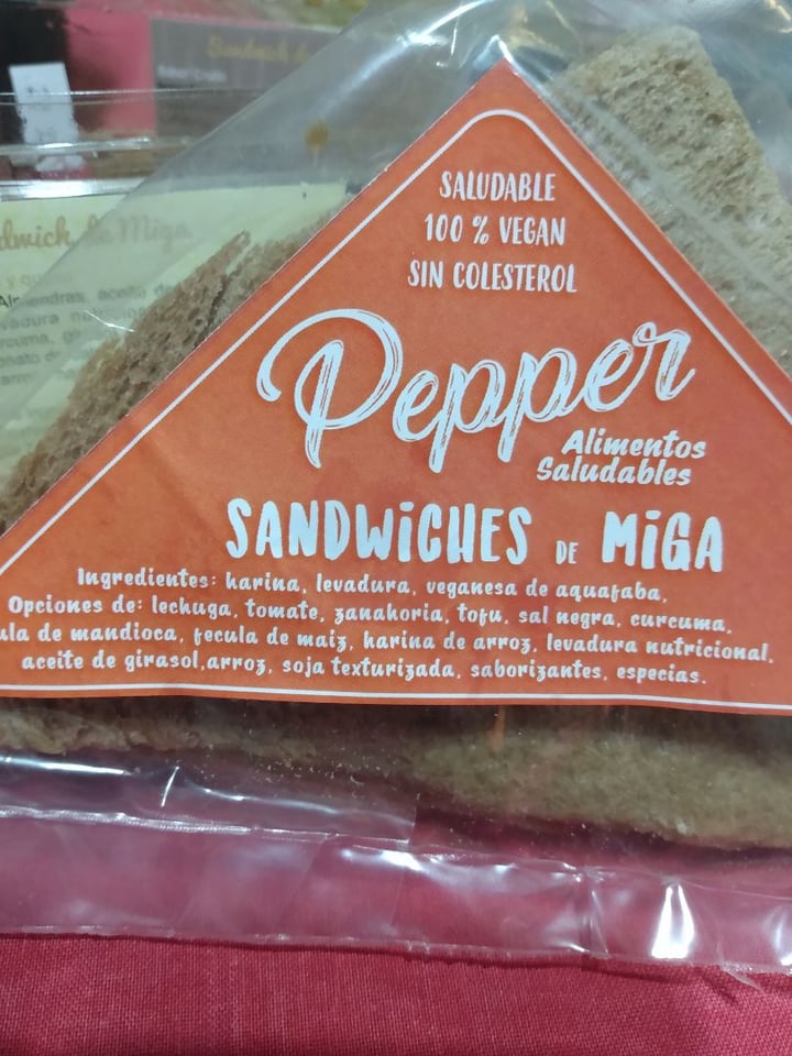 photo of Pepper Sandwichs De Miga de Jamón y Queso shared by @avocadoxtoast on  30 Dec 2019 - review