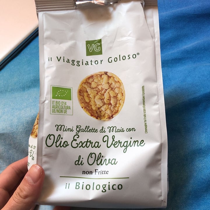 review photo of Il Viaggiator Goloso Mini gallette di mais Con Olio Extra Vergine Di Oliva shared by @beherit on 16 Apr 2022 - review