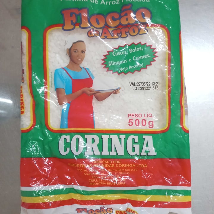 photo of coringa flocos de arroz shared by @suzanapaz23 on  09 May 2022 - review