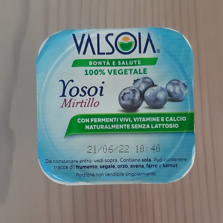 photo of Valsoia Yogurt mirtillo shared by @michele-p on  17 Jun 2022 - review