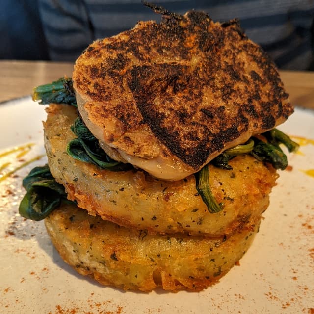 Foto do prato “Hash Stack”