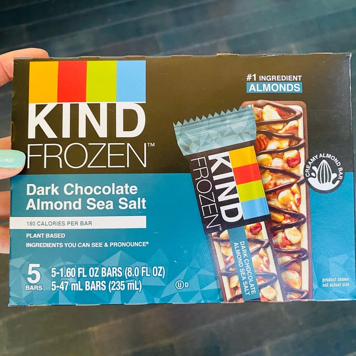 photo of KIND Frozen - Dark Chocolate Almond Sea Salt shared by @beckyyy on  16 Oct 2021 - review