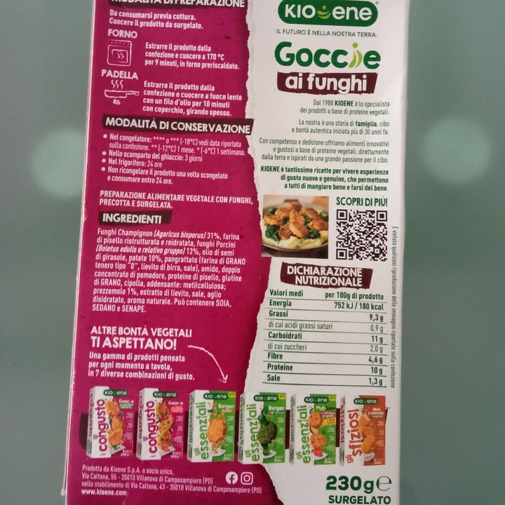 photo of Kioene congusto - goccie ai funghi shared by @sandrisandrina on  08 Nov 2022 - review