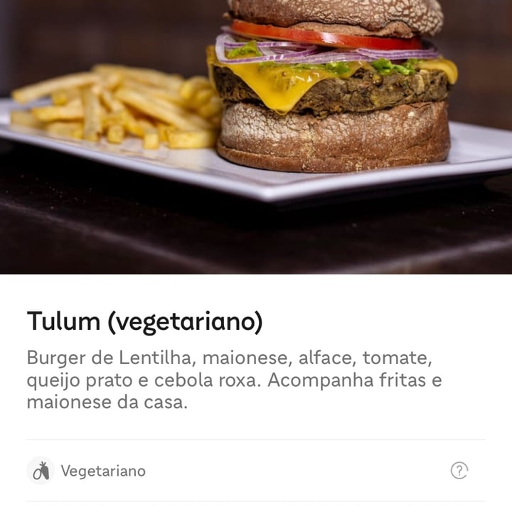 review photo of Beach Burger Jurerê tulun ( Vegetariano) shared by @carolcasa on 28 Jul 2022 - review