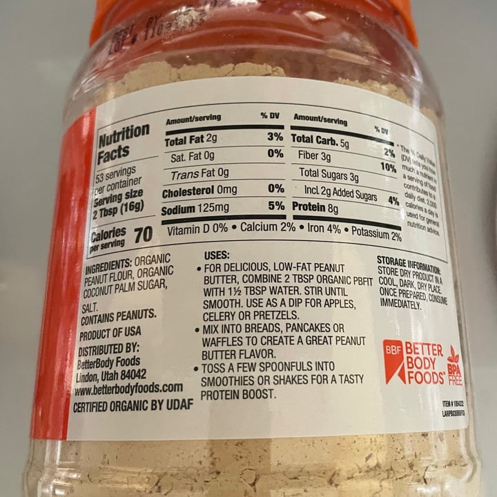 photo of PBfit Peanut Butter Powder shared by @veg4n on  13 Feb 2021 - review